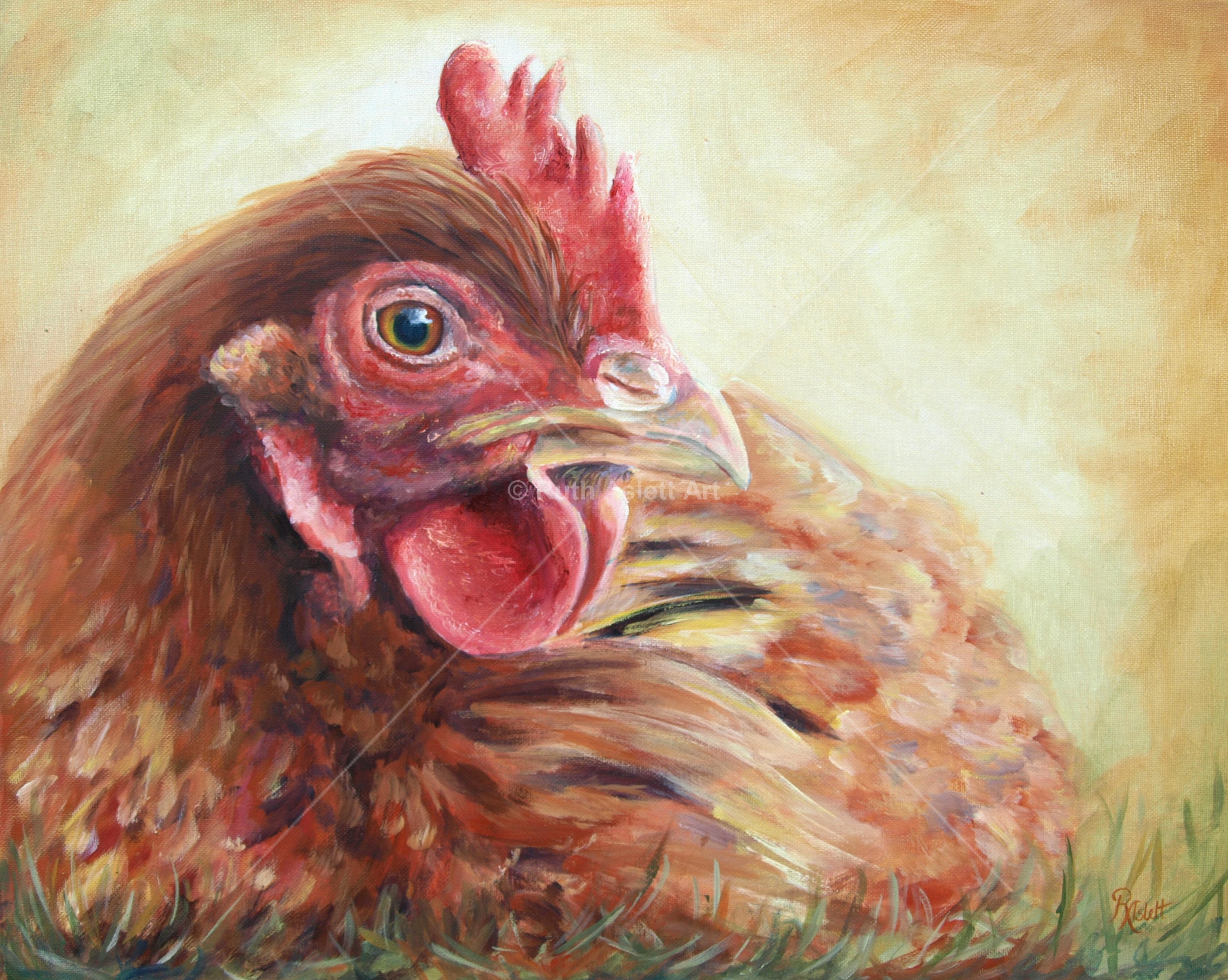 Сен санс курица. Курица живопись. Курочки в живописи. Петух живопись маслом. Курица арт.