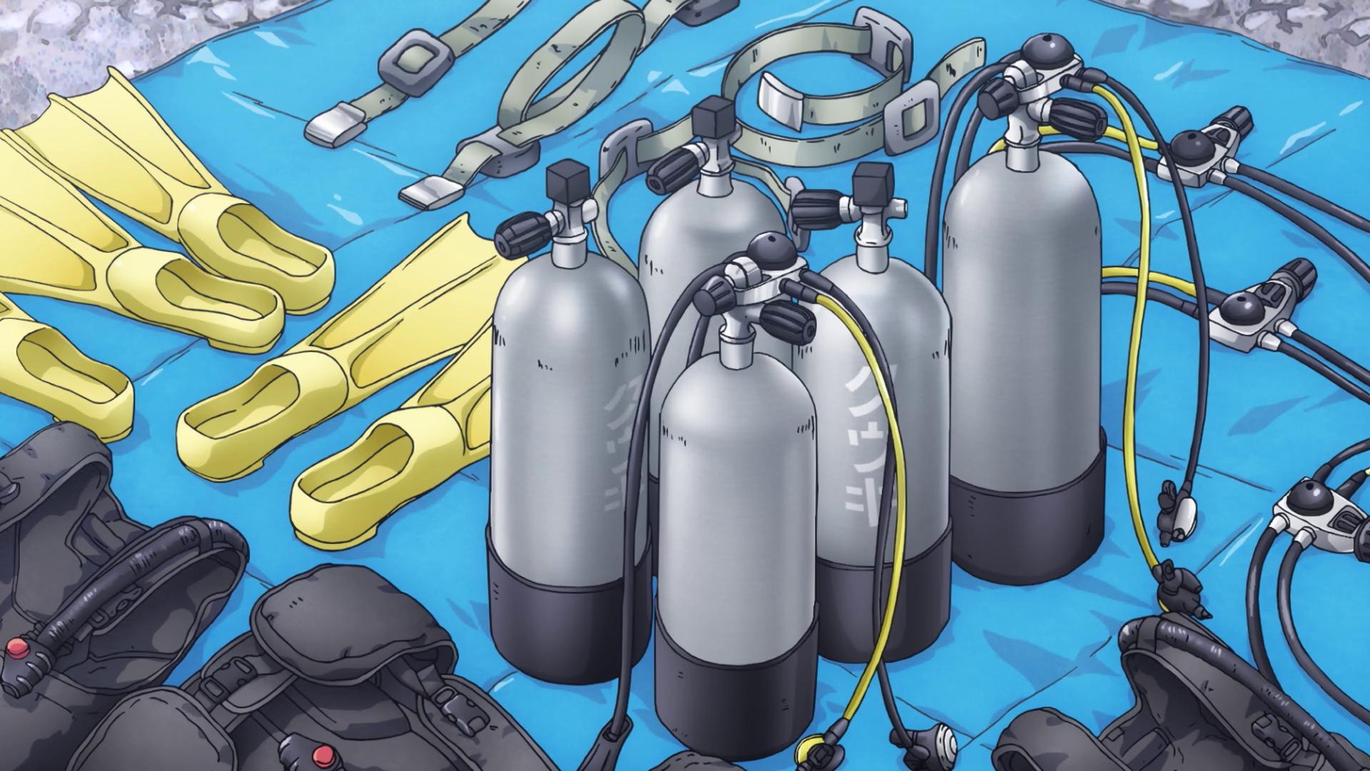 Газ для дыхания водолазов в аквалангах